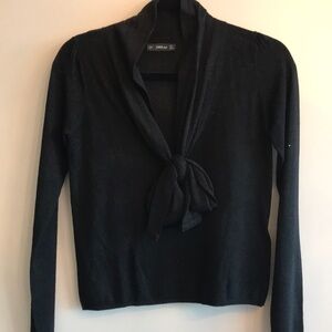 Zara black sweater top